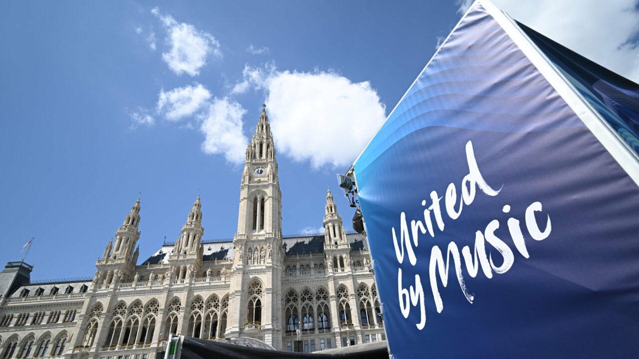 Rathausplatz de Viena, sede de la Eurovision Village y de la Alfombra Turquesa del Festival de Eurovisión 2026 | Imagen: Hans Leitner - ORF
