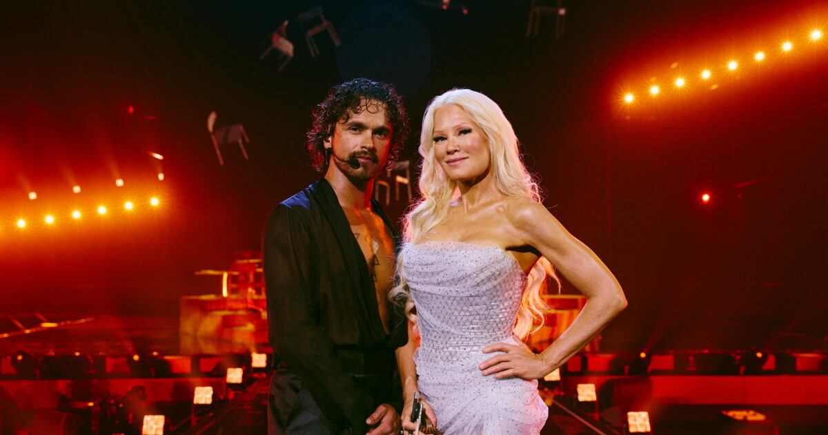 Linda Lampenius x Pete Parkkonen (Finlandia) en su primer ensayo individual en el Festival de Eurovisión 2026 | Imagen: Alma Bengtsson - EBU