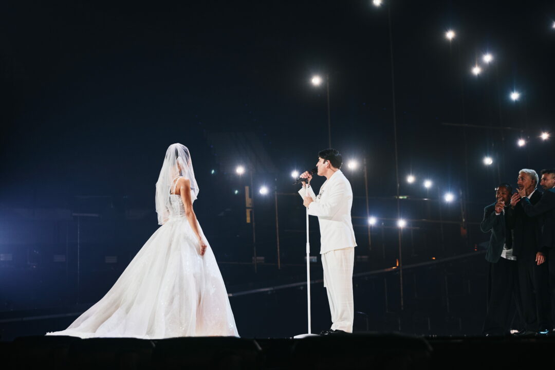 Sal Da Vinci (Italia) en su primer ensayo individual en el Festival de Eurovisión 2026 | Imagen: Alma Bengtsson - EBU