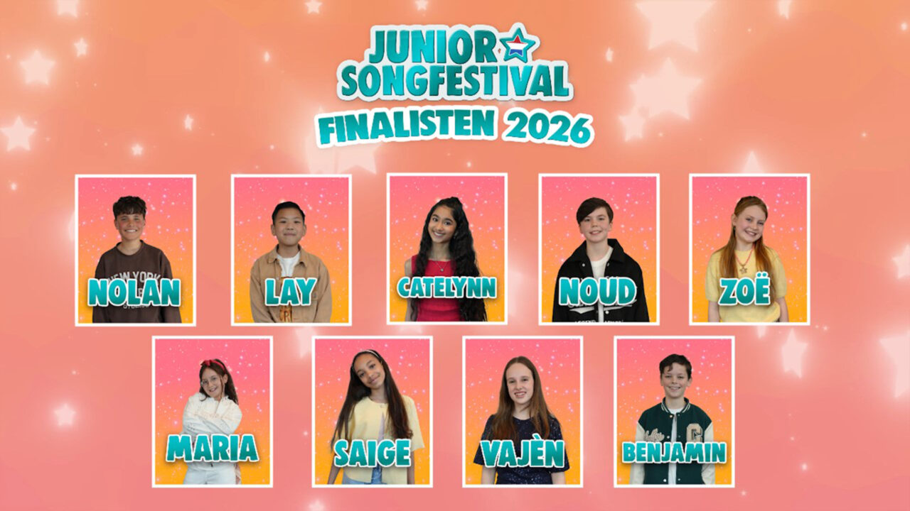 Finalistas del Junior Songfestival 2026 | Imagen: AVROTROS