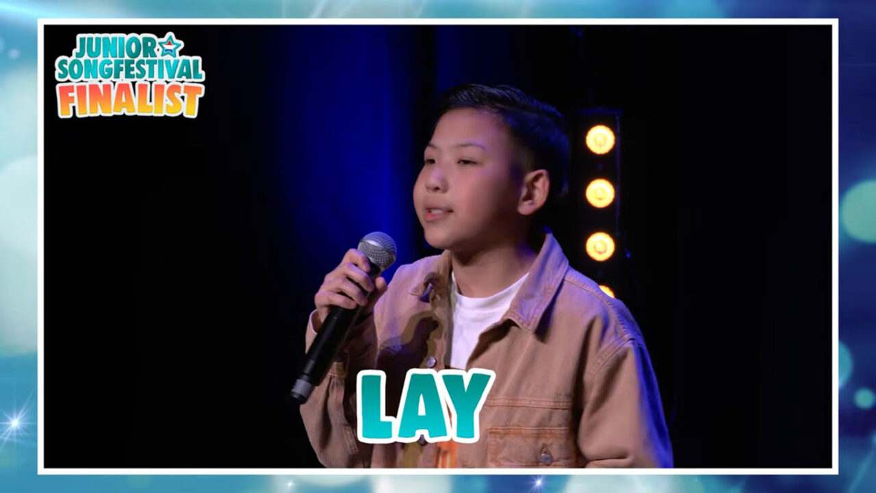 Lay, finalista del Junior Songfestival 2026 | Imagen: AVROTROS