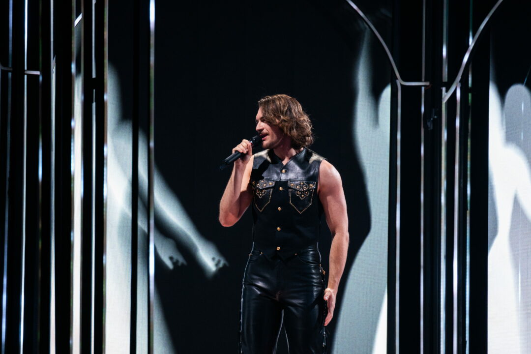 AIDAN (Malta) en su primer ensayo individual en el Festival de Eurovisión 2026 | Imagen: Corinne Cumming - EBU