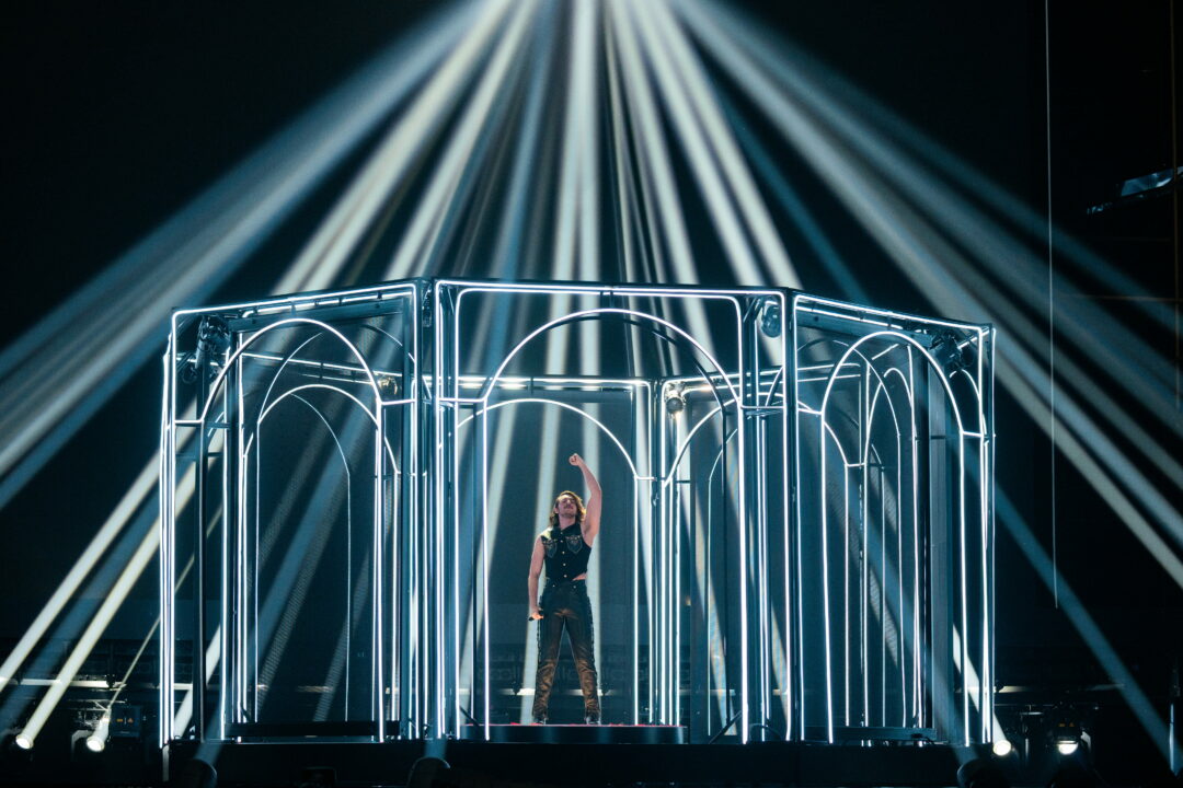 AIDAN (Malta) en su primer ensayo individual en el Festival de Eurovisión 2026 | Imagen: Corinne Cumming - EBU