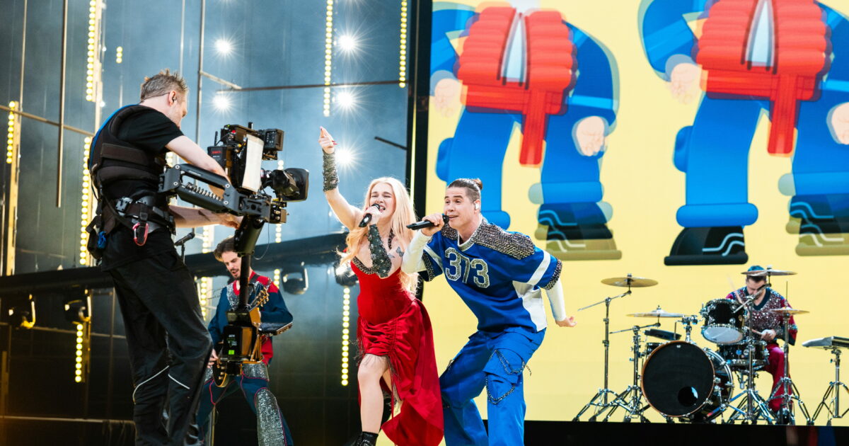 Satoshi (Moldavia) en su primer ensayo individual en el Festival de Eurovisión 2026 | Imagen: Corinne Cumming - EBU