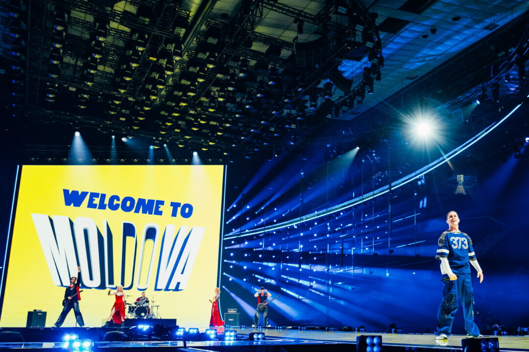 Satoshi (Moldavia) en su primer ensayo individual en el Festival de Eurovisión 2026 | Imagen: Sarah Louise Bennett - EBU