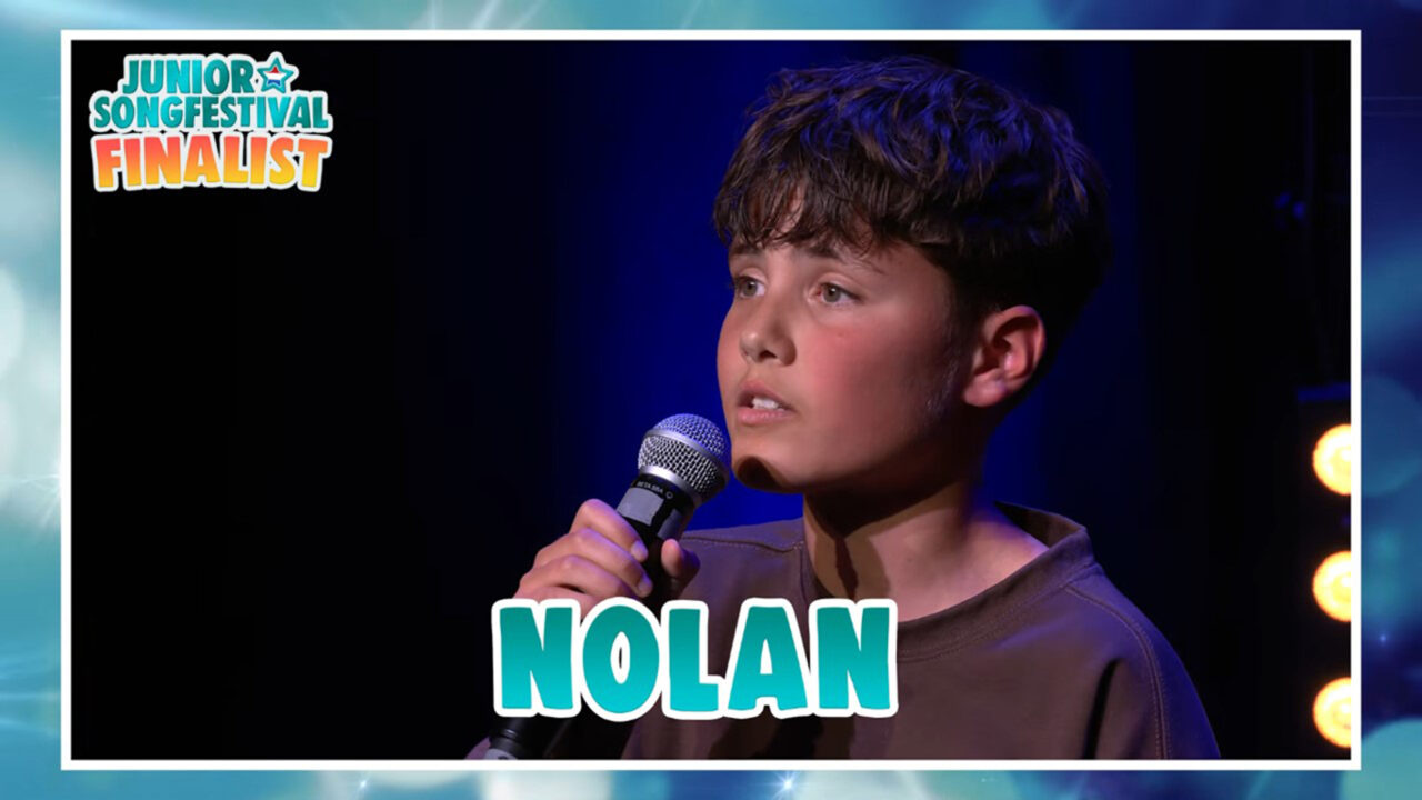 Nolan, finalista del Junior Songfestival 2026 | Imagen: AVROTROS