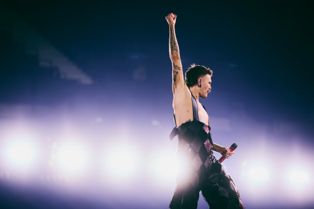 JONAS LOVV (Noruega) en su primer ensayo individual en el Festival de Eurovisión 2026 | Imagen: Alma Bengtsson - EBU