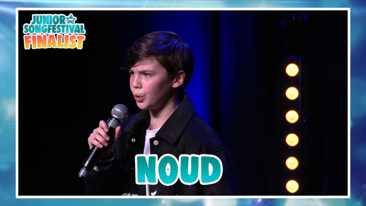 Noud, finalista del Junior Songfestival 2026 | Imagen: AVROTROS