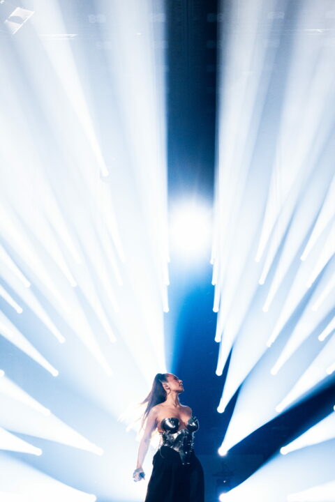 ALICJA (Polonia) en su primer ensayo individual en el Festival de Eurovisión 2026 | Imagen: Corinne Cumming - EBU
