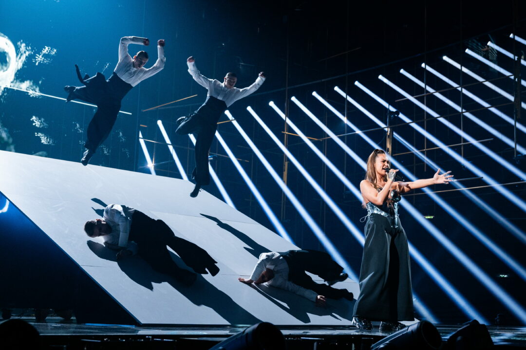 ALICJA (Polonia) en su primer ensayo individual en el Festival de Eurovisión 2026 | Imagen: Corinne Cumming - EBU