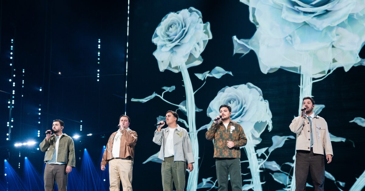 Bandidos do Cante (Portugal) en su primer ensayo individual en el Festival de Eurovisión 2026 | Imagen: Corinne Cumming - EBU