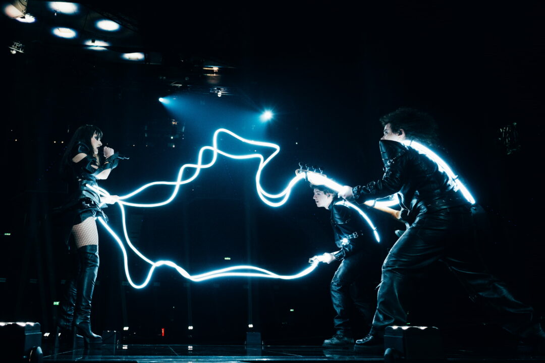 Alexandra Căpitănescu (Rumanía) en su primer ensayo individual en el Festival de Eurovisión 2026 | Imagen: Sarah Louise Bennett - EBU