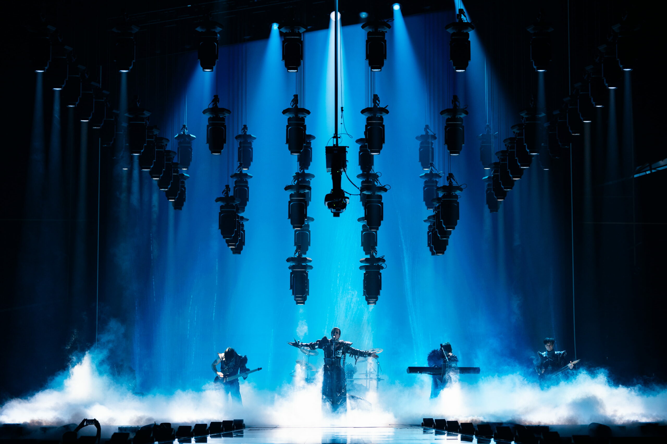 LAVINA (Serbia) en su primer ensayo individual en el Festival de Eurovisión 2026 | Imagen: Corinne Cumming - EBU