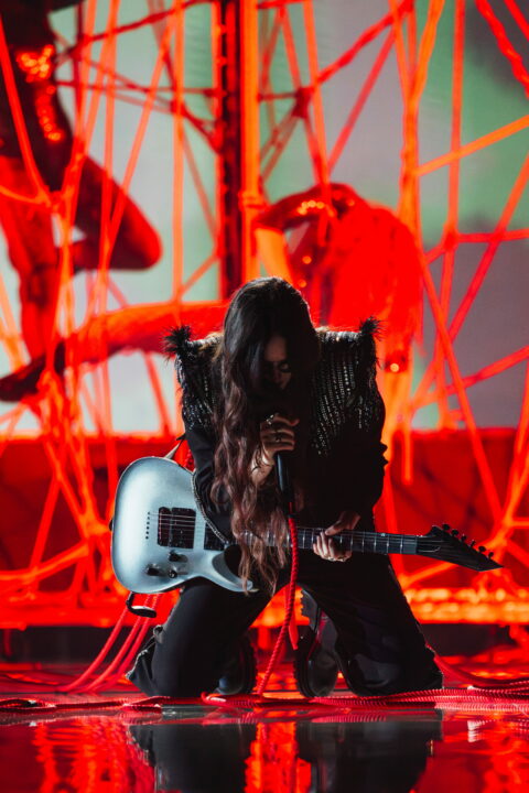 Veronica Fusaro (Suiza) en su primer ensayo individual en el Festival de Eurovisión 2026 | Imagen: Sarah Louise Bennett - EBU
