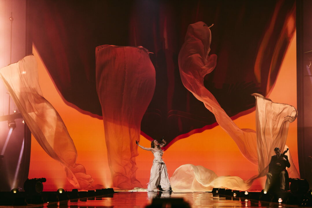 LELÉKA (Ucrania) en su primer ensayo individual en el Festival de Eurovisión 2026 | Imagen: Alma Bengtsson - EBU