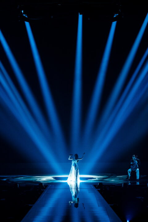 LELÉKA (Ucrania) en su primer ensayo individual en el Festival de Eurovisión 2026 | Imagen: Corinne Cumming - EBU