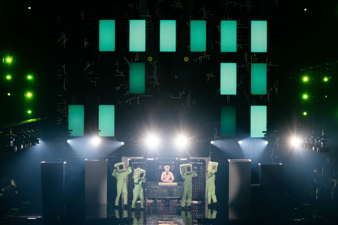 LOOK MUM NO COMPUTER (Reino Unido) en su primer ensayo individual en el Festival de Eurovisión 2026 | Imagen: Corinne Cumming - EBU