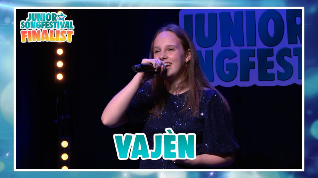 Vajèn, finalista del Junior Songfestival 2026 | Imagen: AVROTROS