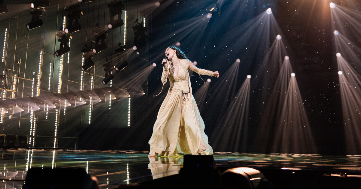 Eva Marija, representante de Luxemburgo en el Festival de Eurovisión 2026 | Imagen: Corinne Cumming - EBU