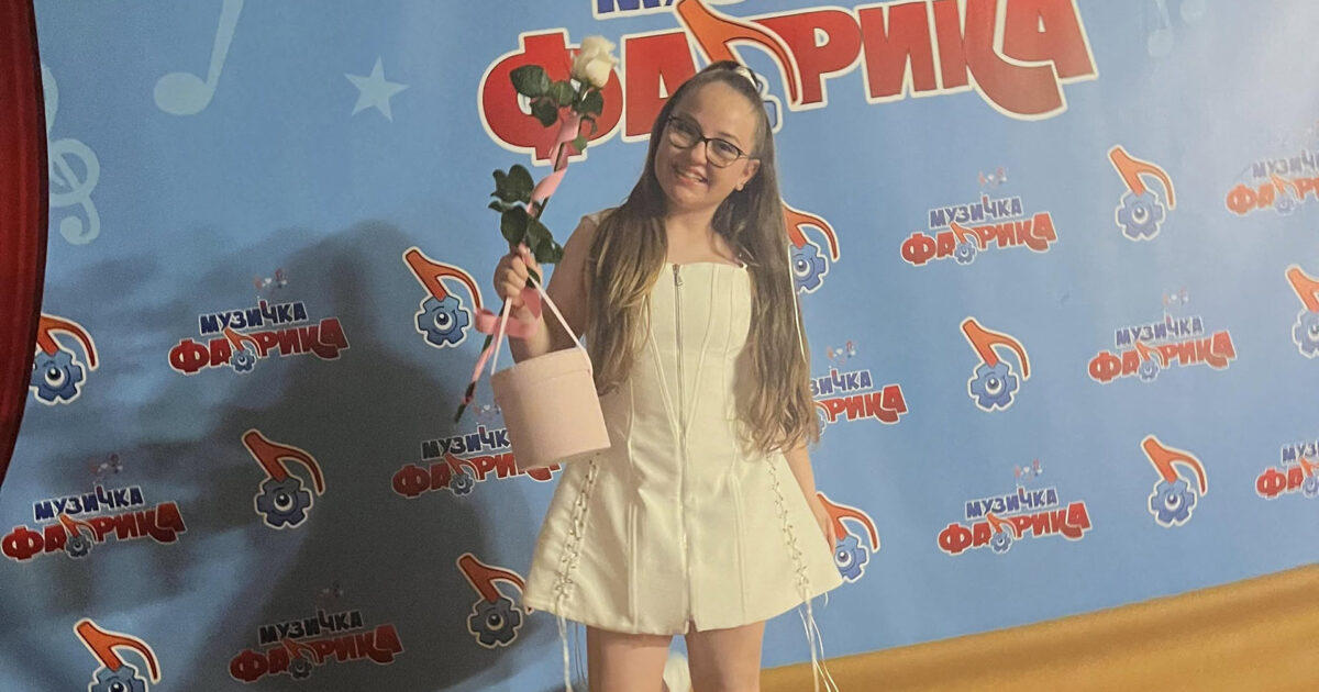 Ana Stojanoska, representante de Macedonia del Norte en el Festival de Eurovisión Junior 2026 | Imagen: Facebook