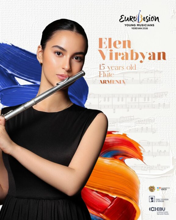 Elen Virabyan, representante de Armenia en el Festival de Eurovisión de Jóvenes Músicos 2026 | Imagen: AMPTV
