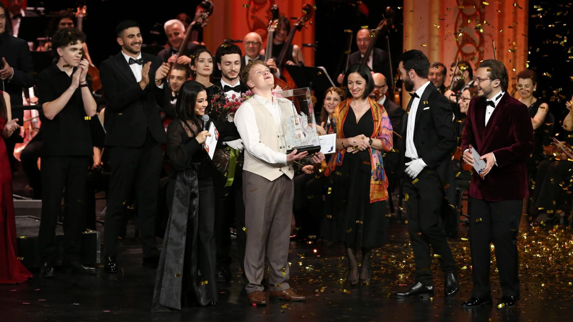 Michał Stochel (Polonia), ganador del Festival de Eurovisión de Jóvenes Músicos 2026 | Imagen: AMPTV