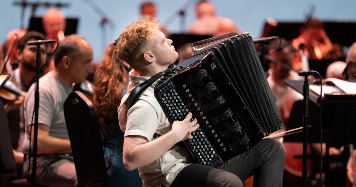 Michał Stochel, representante de Polonia en el Festival de Eurovisión de Jóvenes Músicos 2026 | Imagen: AMPTV