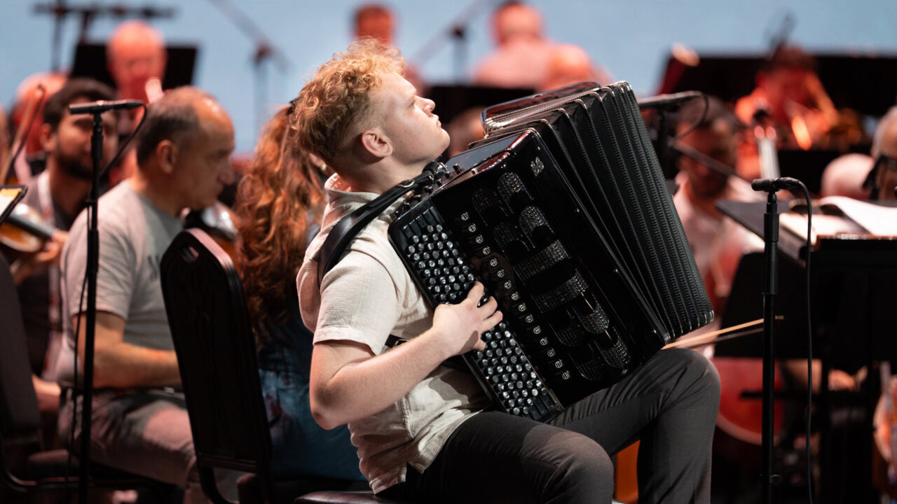 Michał Stochel, representante de Polonia en el Festival de Eurovisión de Jóvenes Músicos 2026 | Imagen: AMPTV