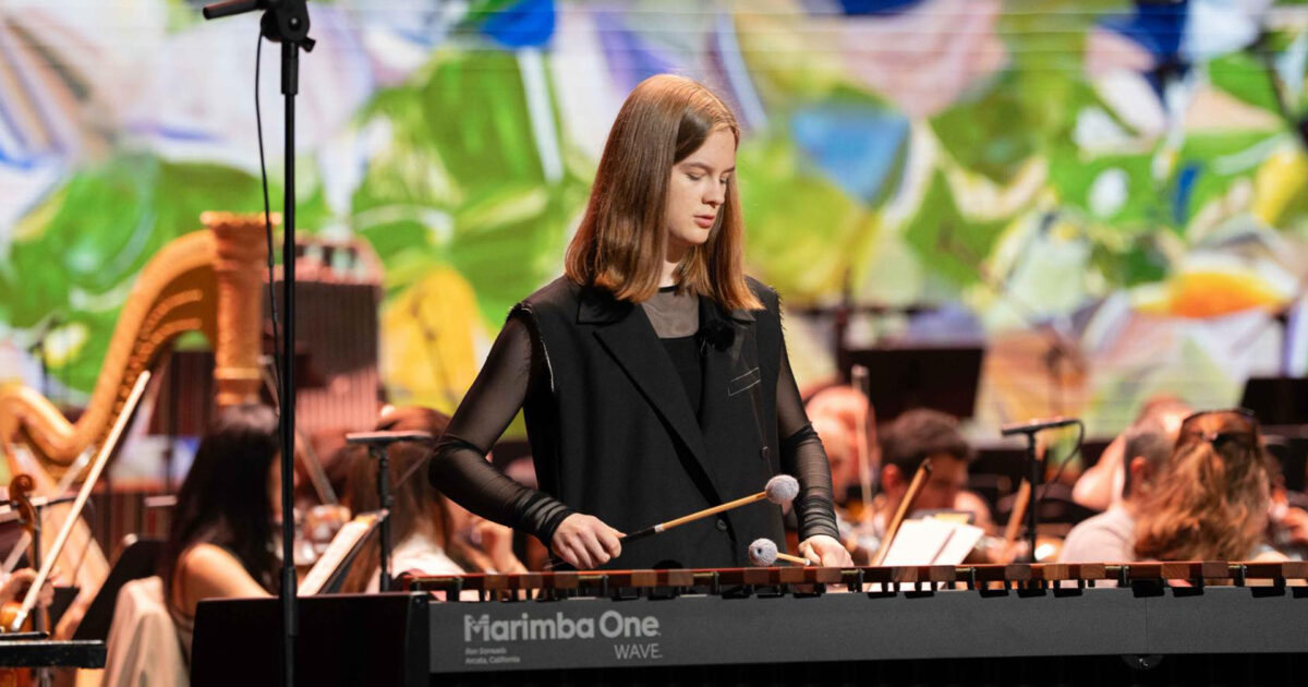 Sonja Misiņa, representante de Letonia en el Festival de Eurovisión de Jóvenes Músicos 2026 | Imagen: AMPTV
