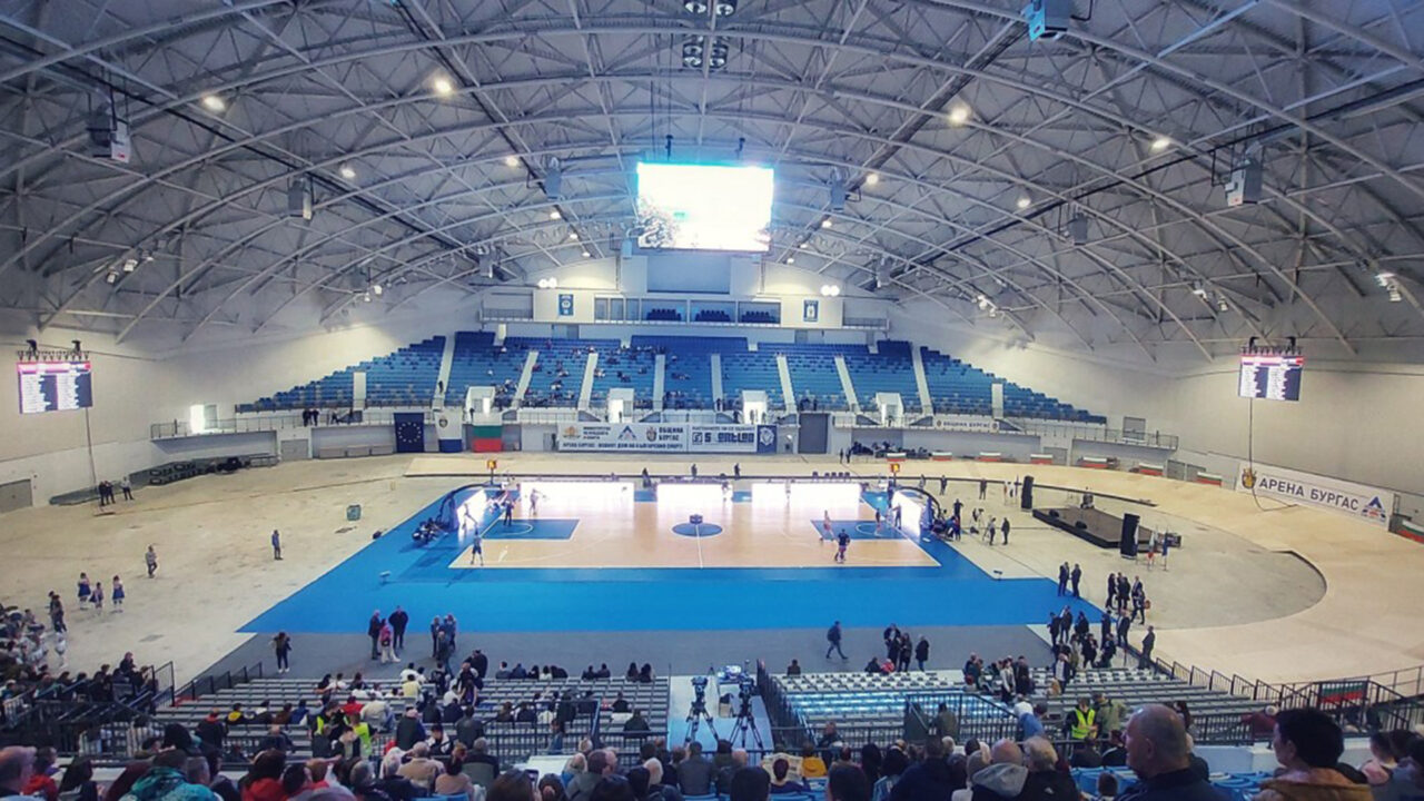 Interior del Arena Burgas de Burgas (Bulgaria) | Imagen: Sportlab