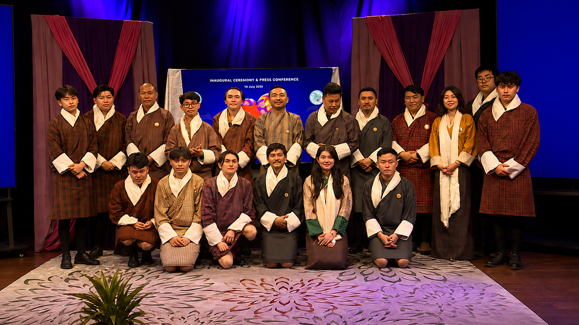 Artistas del Rhythm of Bhutan | Imagen: BBS