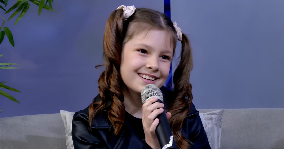 Mija Vujović, representante de Montenegro en Eurovisión Junior 2026 | Imagen: RTCG