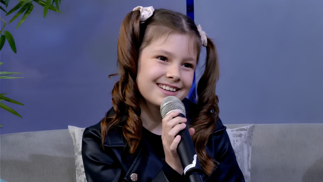 Mija Vujović, representante de Montenegro en Eurovisión Junior 2026 | Imagen: RTCG
