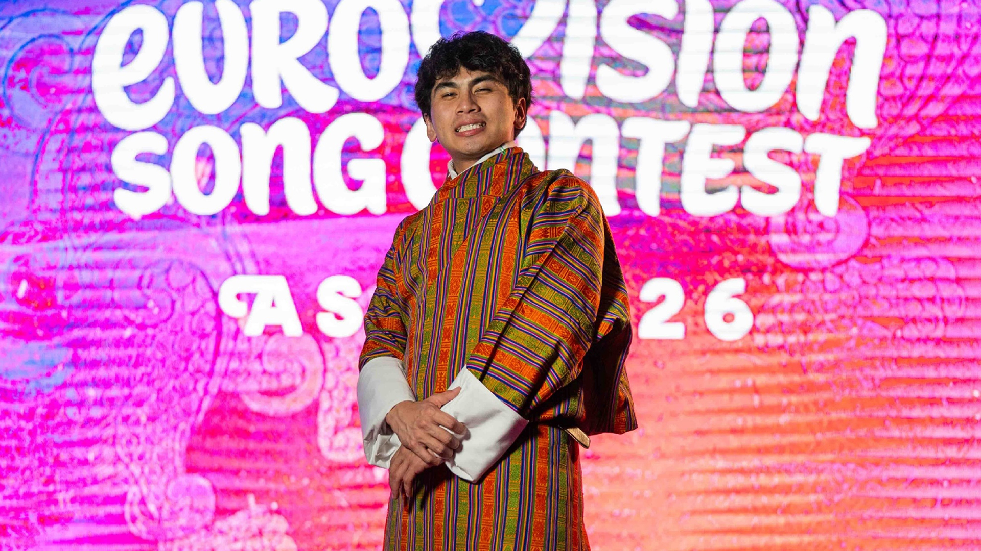 Nyendra, representante de Bután en el Festival de Eurovisión Asia 2026 | Imagen: BBS - EBU - Voxovation