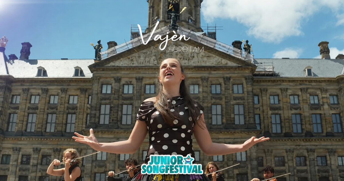 Vajèn, finalista del Junior Songfestival 2026 | Imagen: AVROTROS
