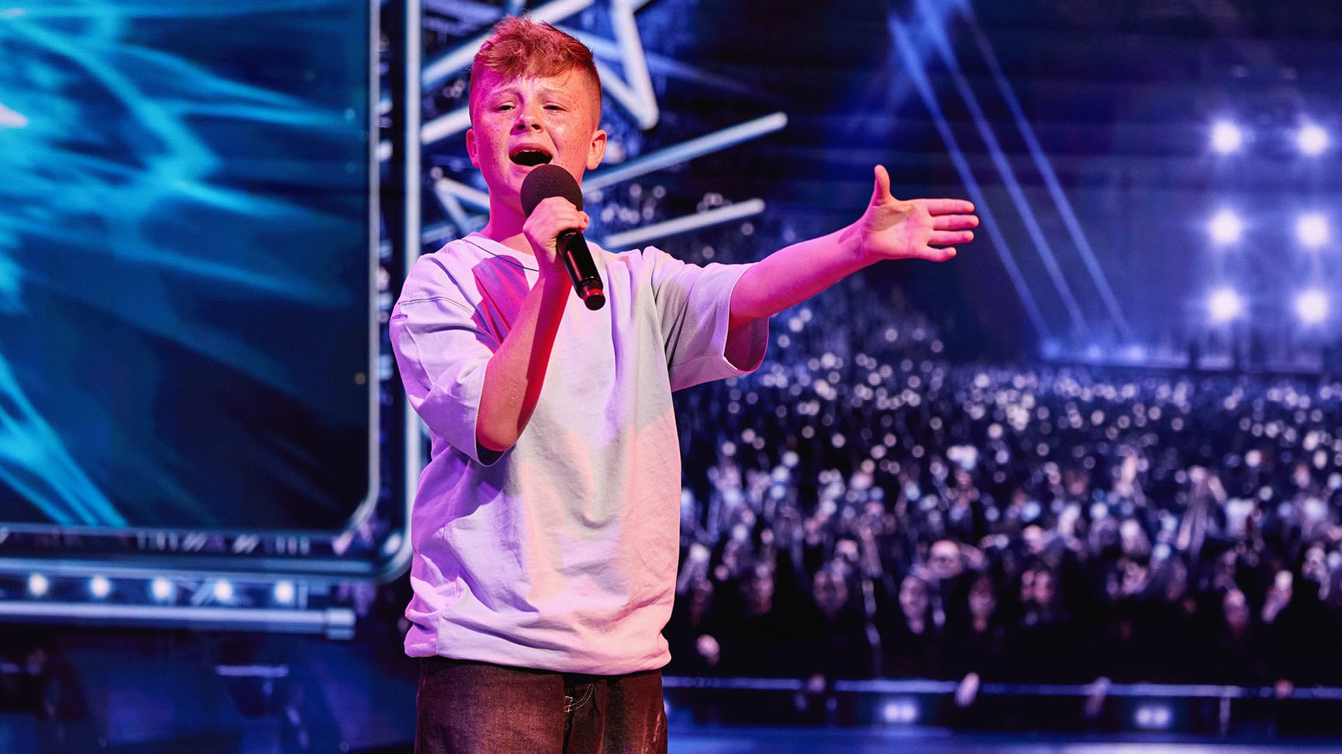Caleb Kirwan, participante del Junior Eurovision Éire 2026 | Foto: TG4