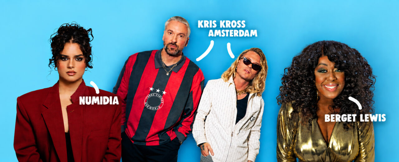 Numidia, Kris Kross Amsterdam y Berget Lewis | Imagen: AVROTROS