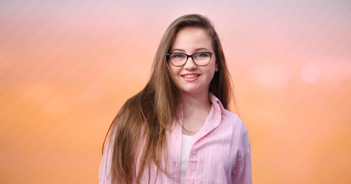 Ana Stojanoska, representante de Macedonia del Norte en el Festival de Eurovisión Junior 2026 | Imagen: MRT