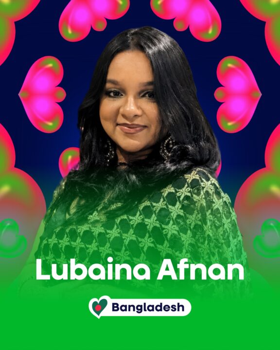 Lubaina Afnan | Imagen: NTV - EBU - Voxovation