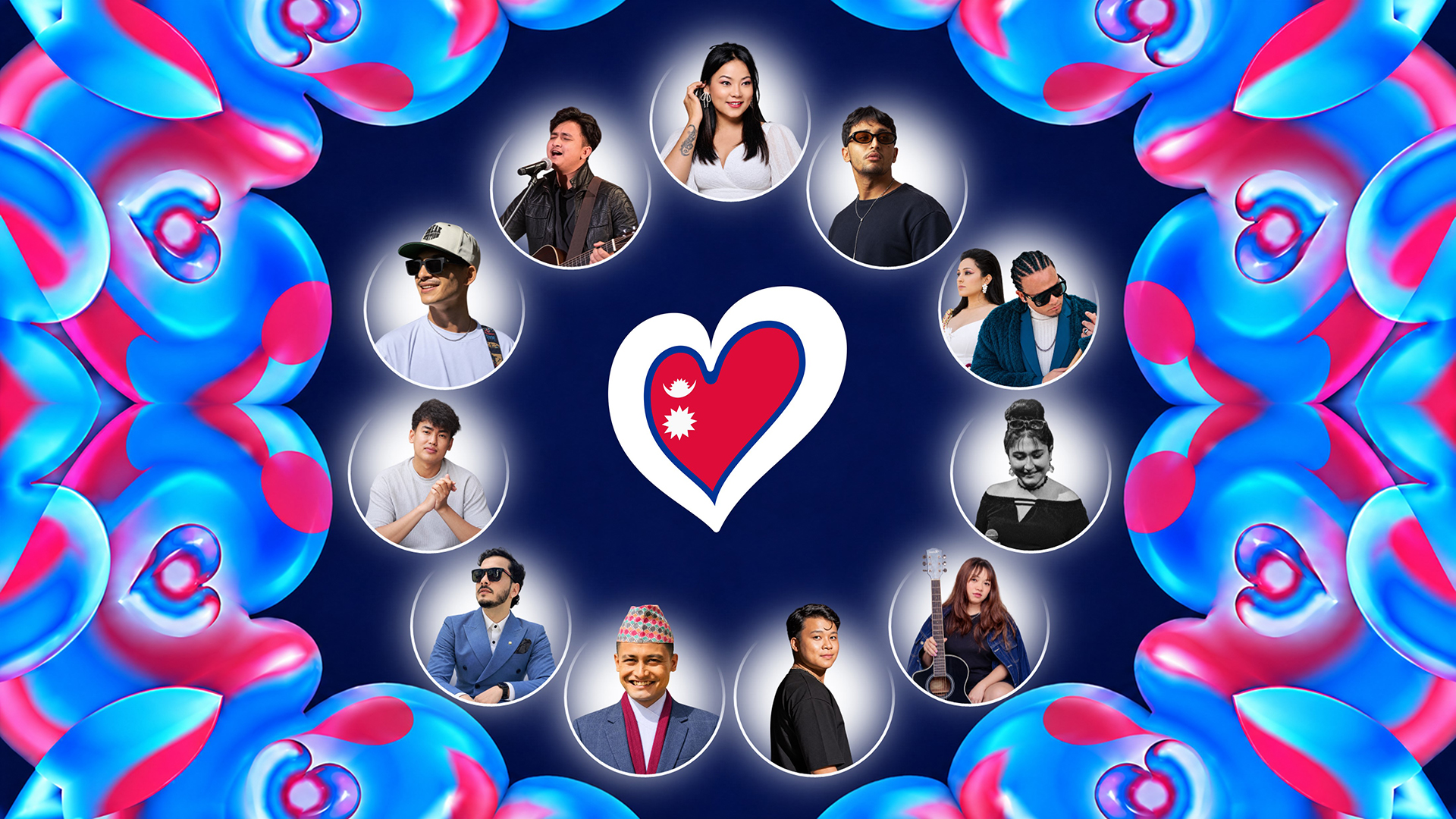 Artistas del Nepal Decides 2026 | Imagen: Himalaya TV - EBU - Voxovation | Edición de la imagen: José Miguel Mancheño - ESCplus