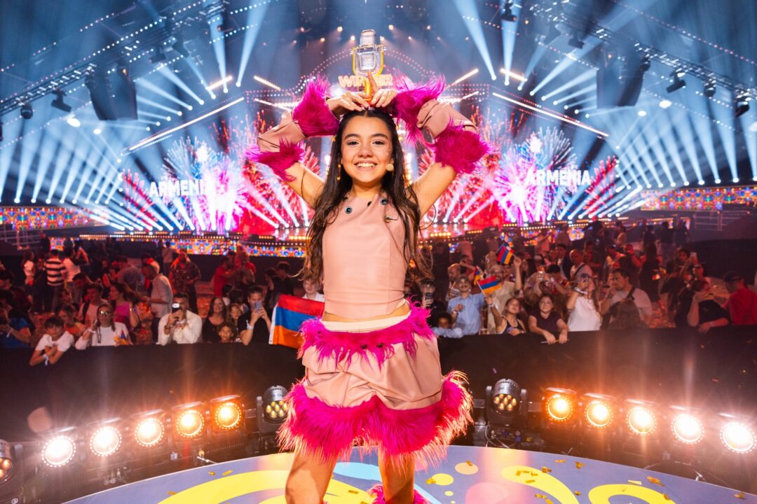 Naré, ganadora de Eurovisión Junior 2026 | Foto: Corinne Cumming / EBU