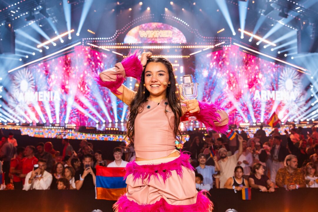 Naré (Armenia), ganadora del Festival de Eurovisión Junior 2026 | Imagen: Corinne Cumming - EBU
