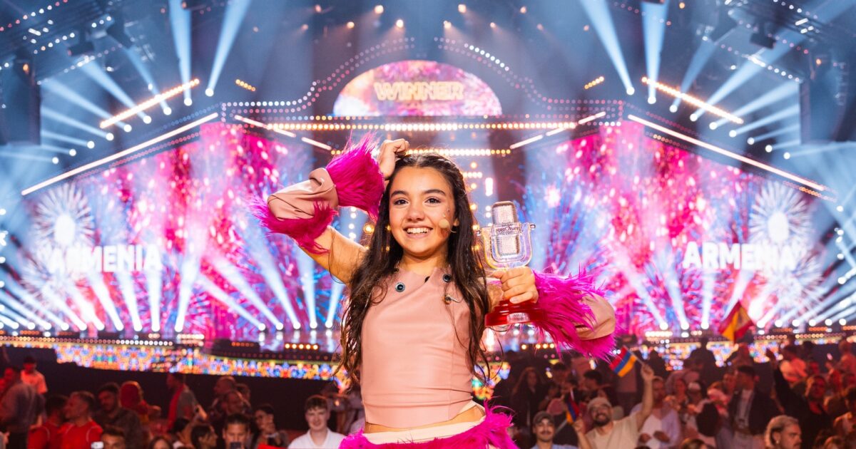 Naré, ganadora de Eurovisión Junior 2026 | Foto: Corinne Cumming / EBU