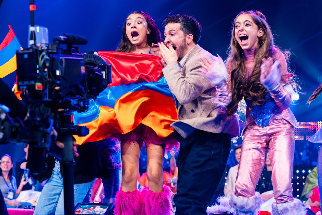 Naré (Armenia), ganadora del Festival de Eurovisión Junior 2026 | Imagen: Corinne Cumming - EBU