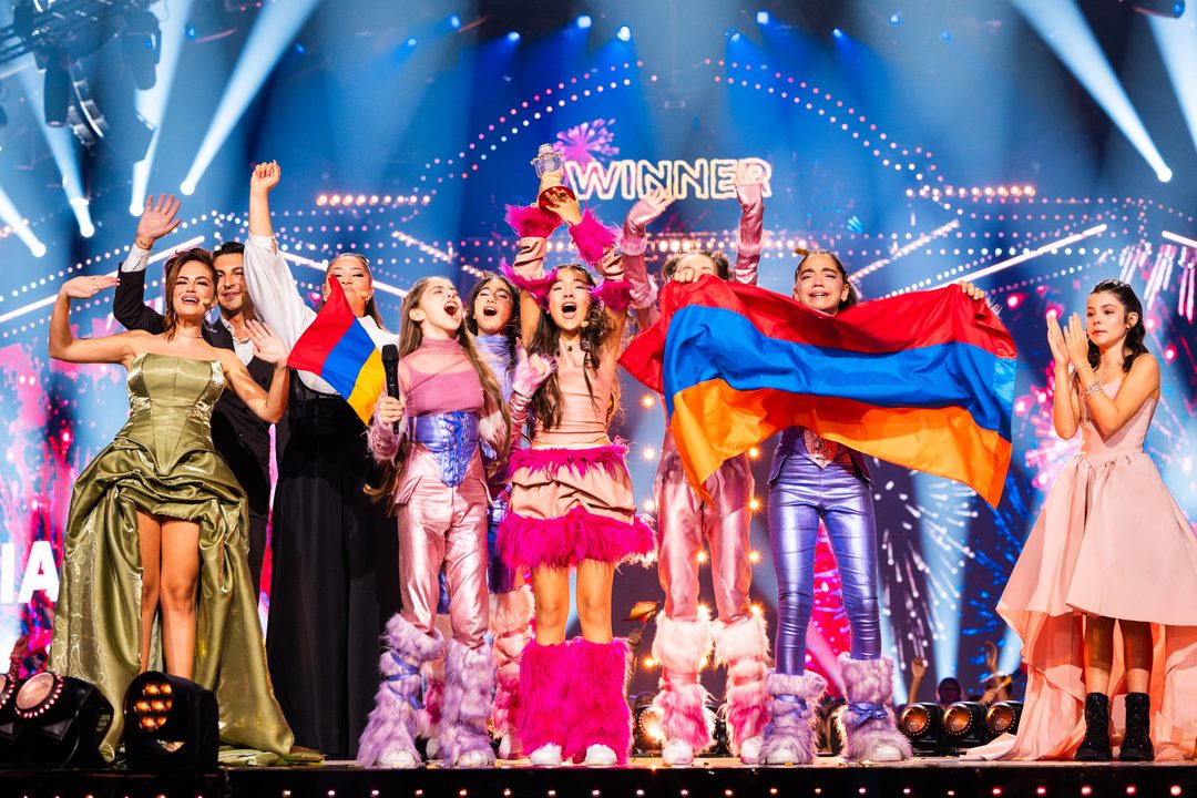 Naré (Armenia), ganadora del Festival de Eurovisión Junior 2026 | Imagen: Corinne Cumming - EBU