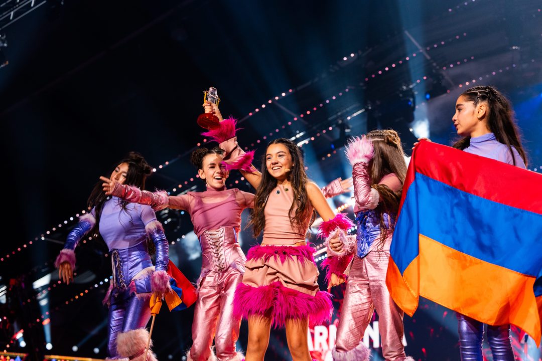 Naré (Armenia), ganadora del Festival de Eurovisión Junior 2026 | Imagen: Corinne Cumming - EBU