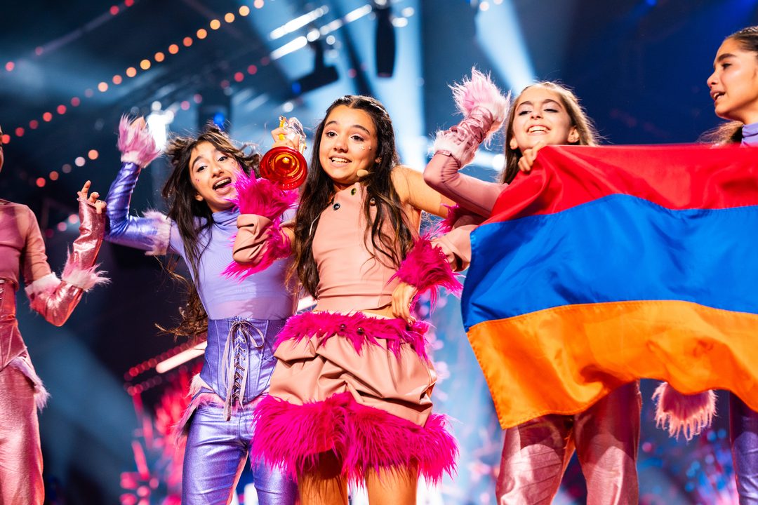 Naré (Armenia), ganadora del Festival de Eurovisión Junior 2026 | Imagen: Corinne Cumming - EBU