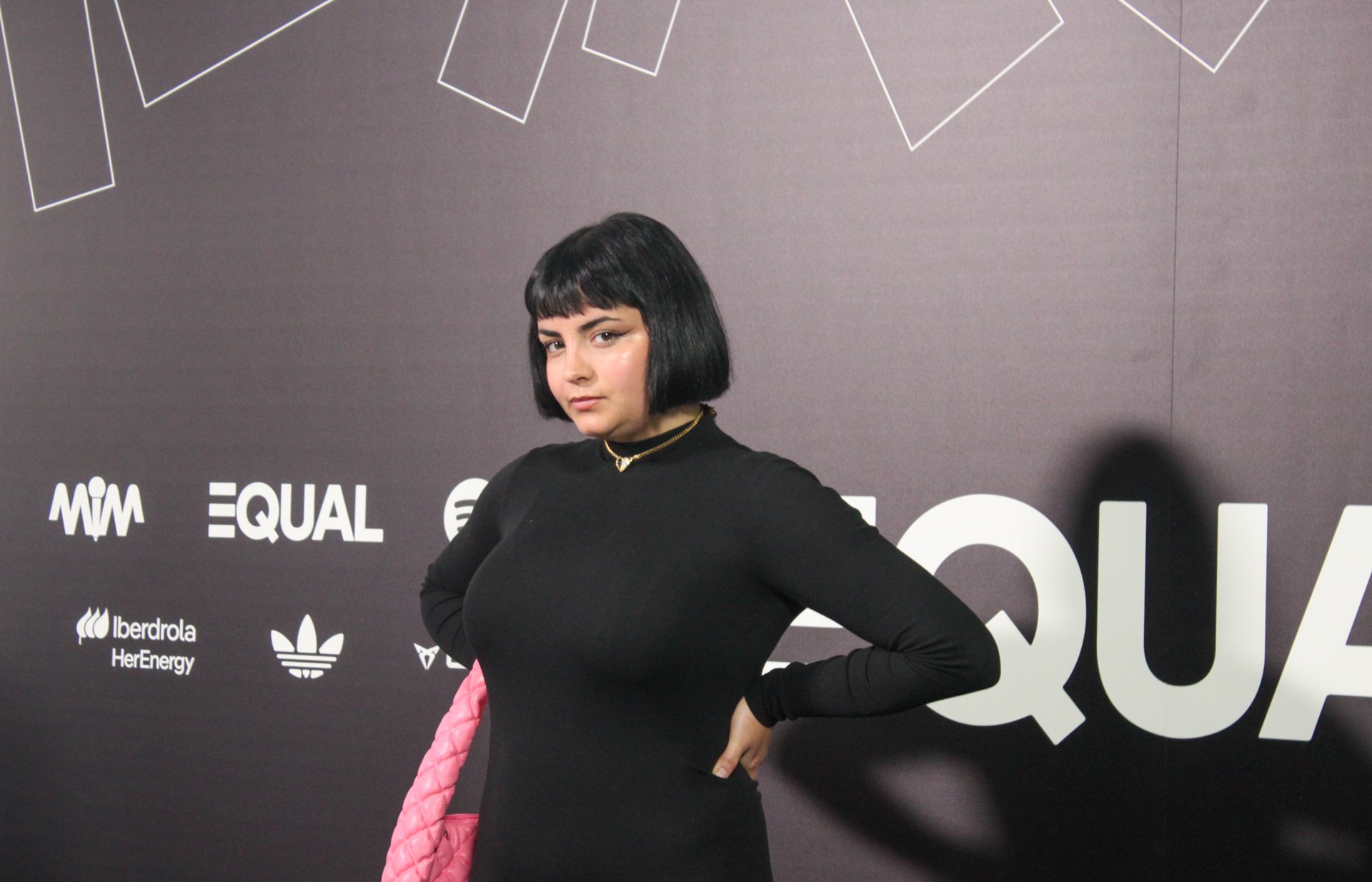 Alba Morena, en un photocall de Spotify | Imagen: Hugo Carabaña - ESCplus