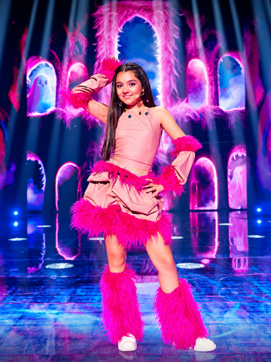 Naré (Armenia) en su primer ensayo individual en el Festival de Eurovisión Junior 2026 | Imagen: Corinne Cumming - EBU