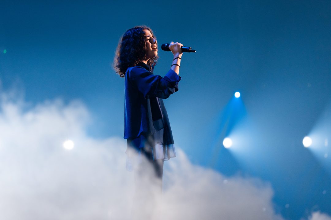 Harry Georgiou (Chipre) en su primer ensayo individual en el Festival de Eurovisión Junior 2026 | Imagen: Corinne Cumming - EBU
